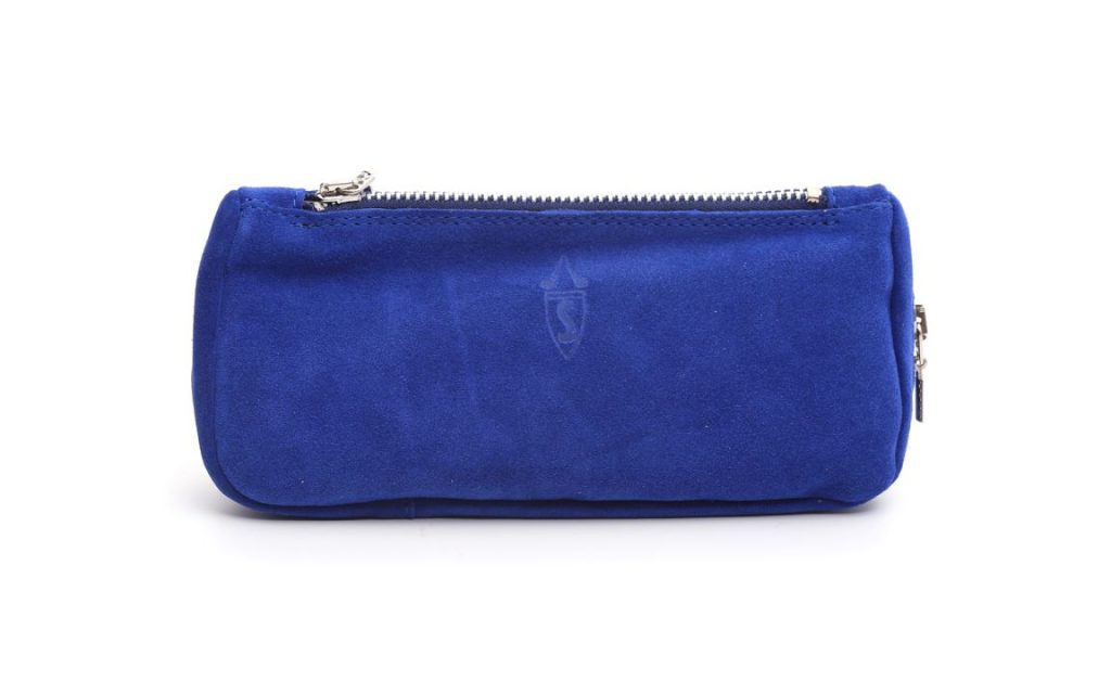 lamiatabaccheria.net - Savinelli Borsa portatabacco scamosciata blu